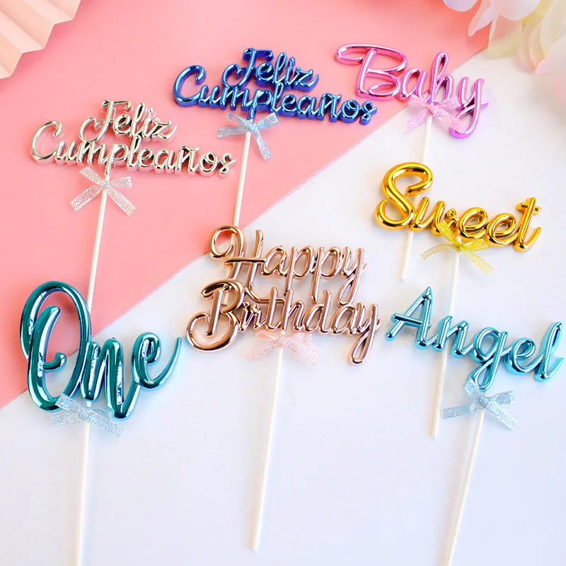 3d Happy Birthday Sweet One Baby Cake Topper Happy Birthday Topper For Cake Decoration