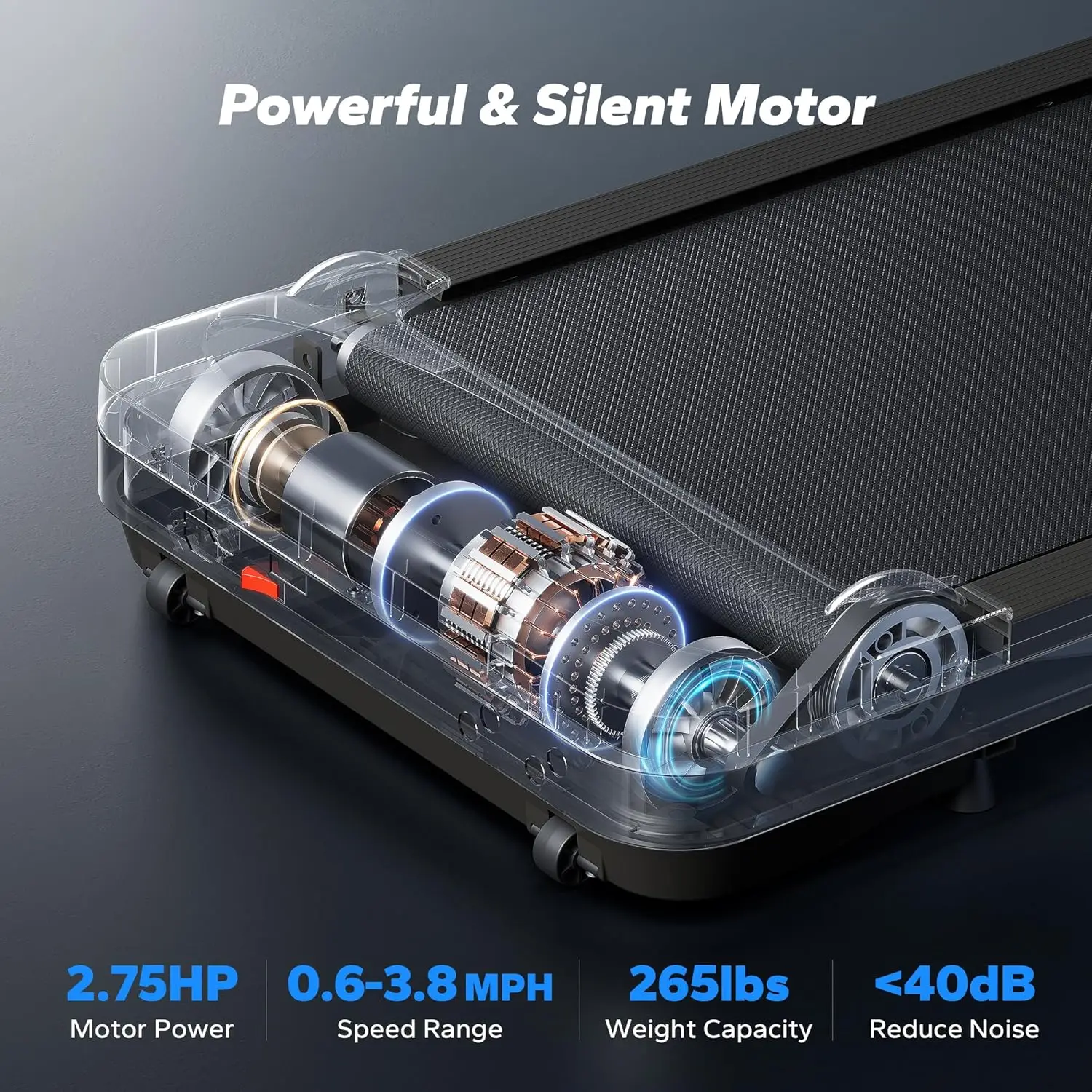 Direct Factory Sale New  Smart Electric Desk Treadmill Folding Walking Pad Machine Indoor Exercise Hot Selling Home Use