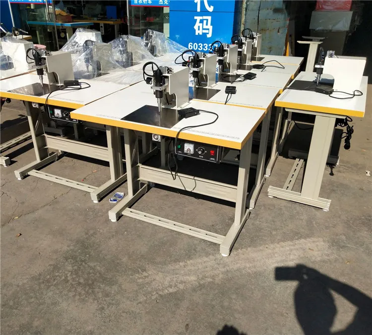 
Hot sale Semi Automatic Ultrasonic Mask Ear Loop Spot Welding Face mask ear loop welding machine 