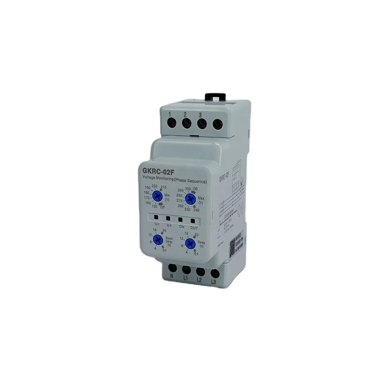 Adjustable Over and Under Voltage Protection Relays DGRC-01,GKRC-01/02/02F/02FA/03/03F Voltage Monitoring Relay