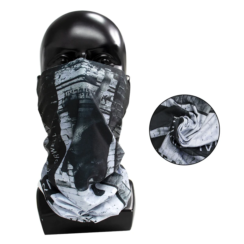 2024Custom made  100% polyester  25*50 Fashion   seamless multifunction  bandanas