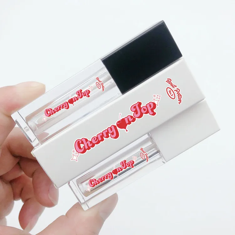 
Packaging box lip gloss tube custom logo 