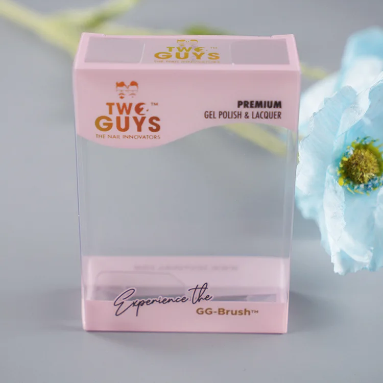 Одноразовая прозрачная пластиковая упаковочная коробка для лака ногтей