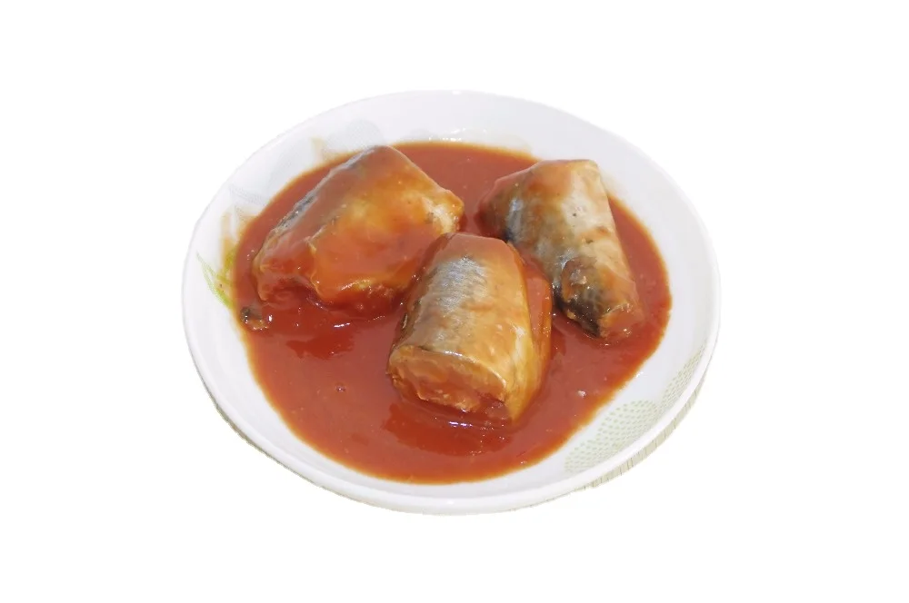 canned mackerel fish in tomato paste 425g/155g