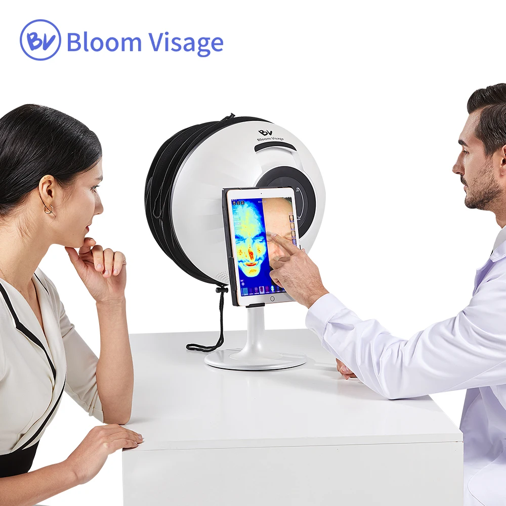 Bloom Visage High Quality Portable Facial Skin Analyzer Customizable Logo Wholesale Features Facial Analysis Features