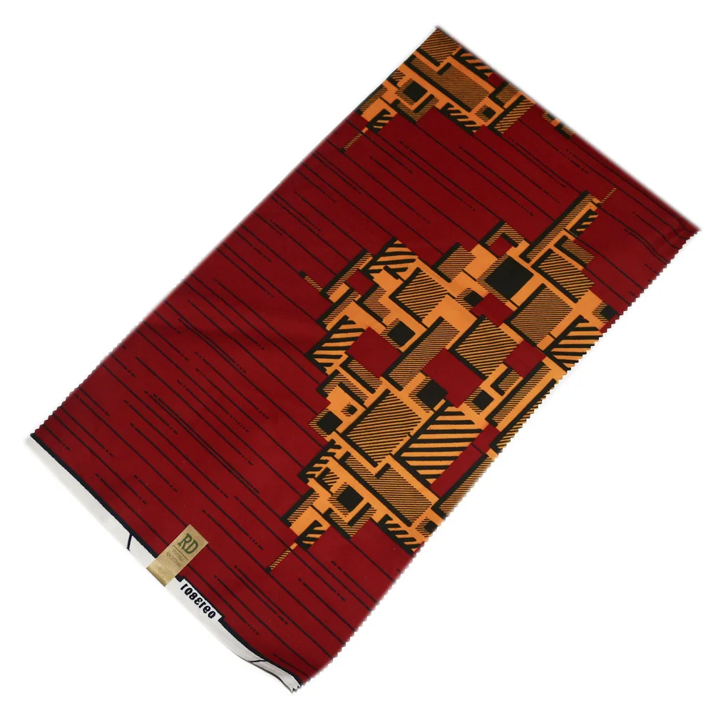 New 100% Cotton Original Real Wax Ankara Fabric African Print Fabric For Wedding Dress Tissue