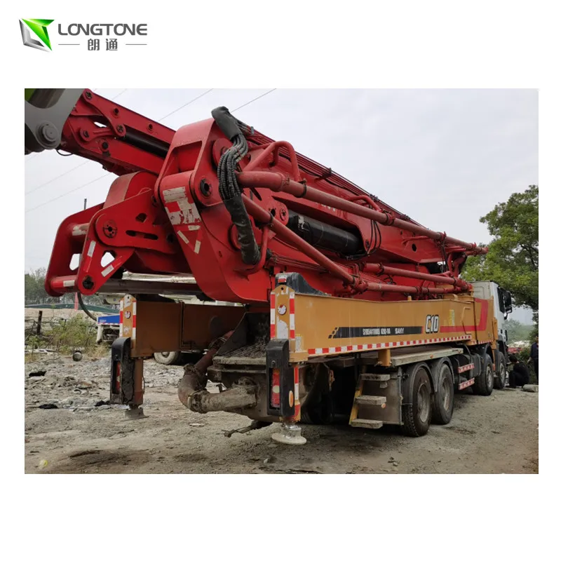 Solid reputation Factory price concrete pump mixer truck used for BOOM B6RZ 49