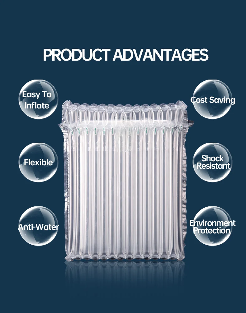 GZGJ q type Laptop plastic packing inflatable laptop  Waterproof air column bag for laptop protection