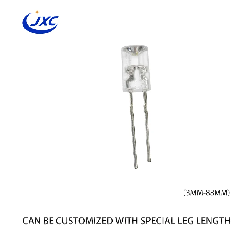 Made in China DyPh LED without edge 3mm 5mm concave led diode for light string