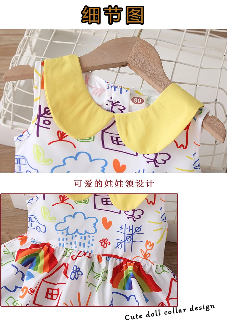 Guangzhou Wholesale Children Clothing Latest Children Dress Designs Kids Fashion Girl Dress