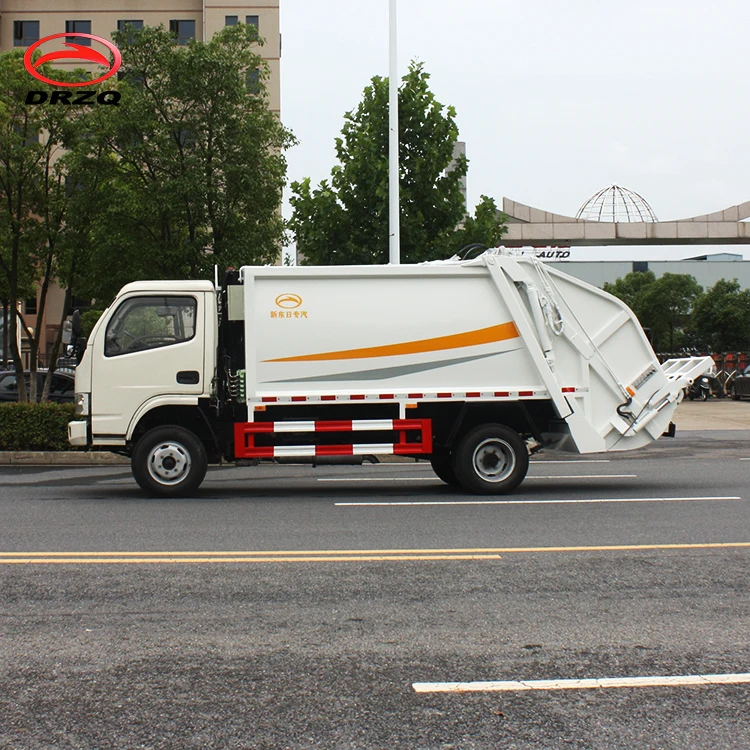 
5 CBM capacity compressor garbage truck 