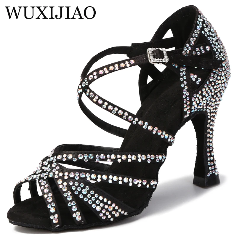 Open Toe High Heels Professional dance Sandal Elegant Girls Classic Latin Dance Shoes