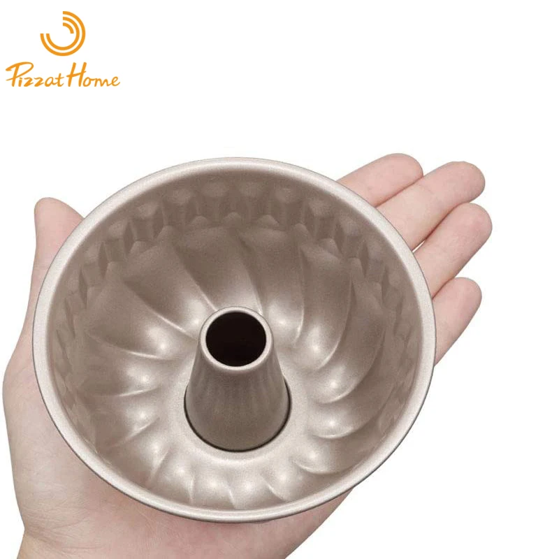 Mini Bundt Pan 4 inch Non-Stick Tube Pan Kugelhopf Mold for Oven and Baking Cupcake Bread Mold