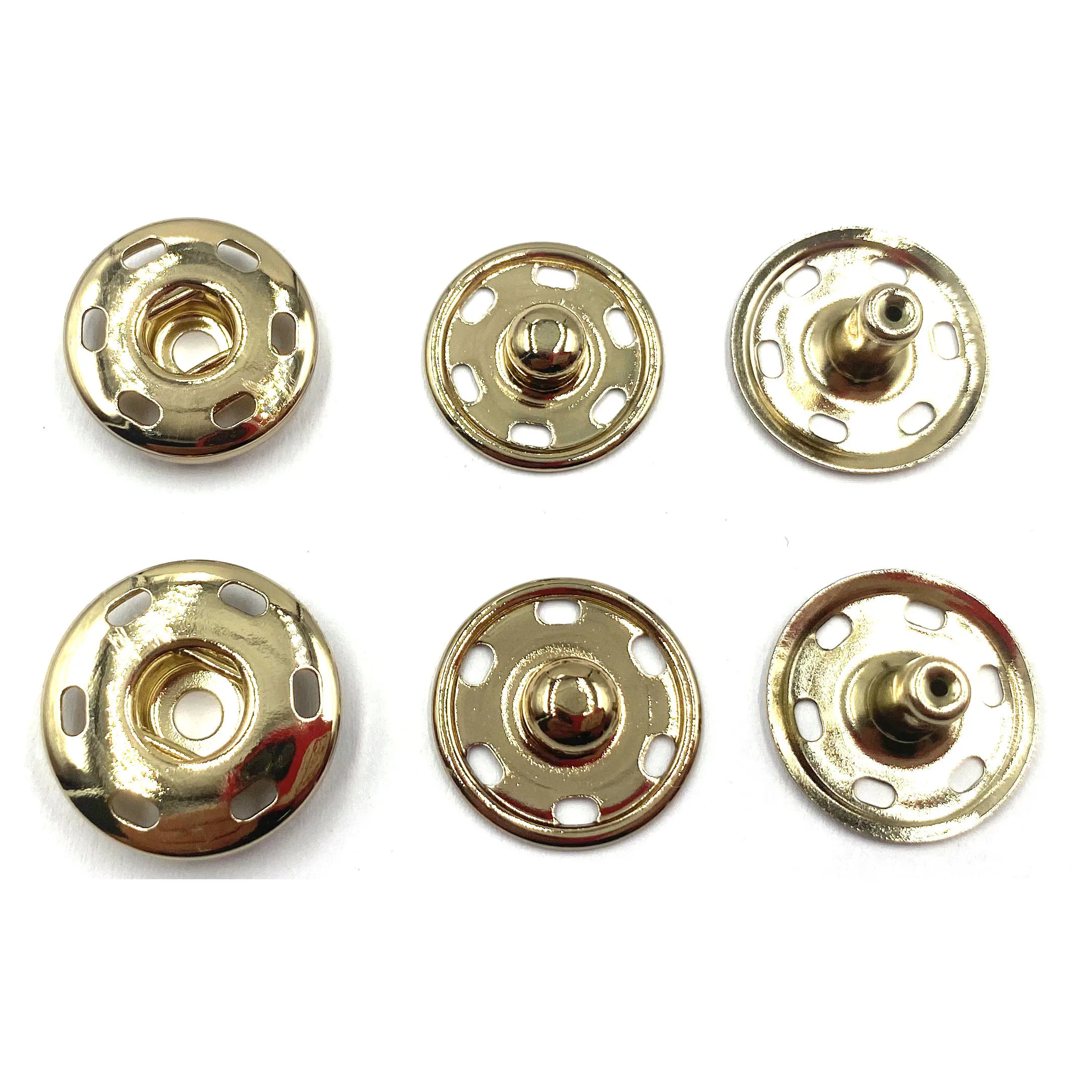 Factory Supplier New Brand Custom Spring Snap Fastener Decorative Snap Button Press Studs