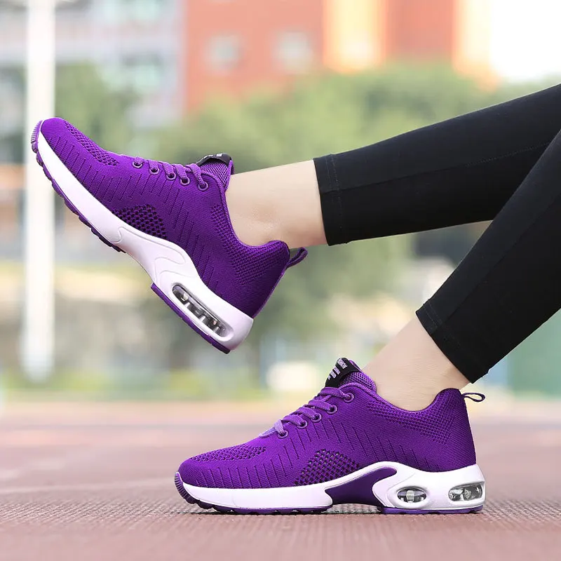 
African Fashion Women Casual Sneaker Shoes Comfortable Breathable Women Running Shoes Outdoor Lace-up Women Casual Sport Shoes 