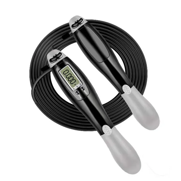 Cordless Skipping Rope Weight-Bearing Ball Electronic Digital Jump Rope for women kids adults Indoor Sports Fitness Weight Loss