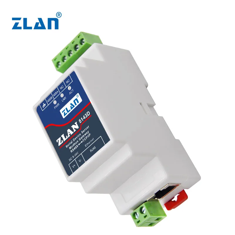 Din rail Industrial single port mini serial Ethernet server
