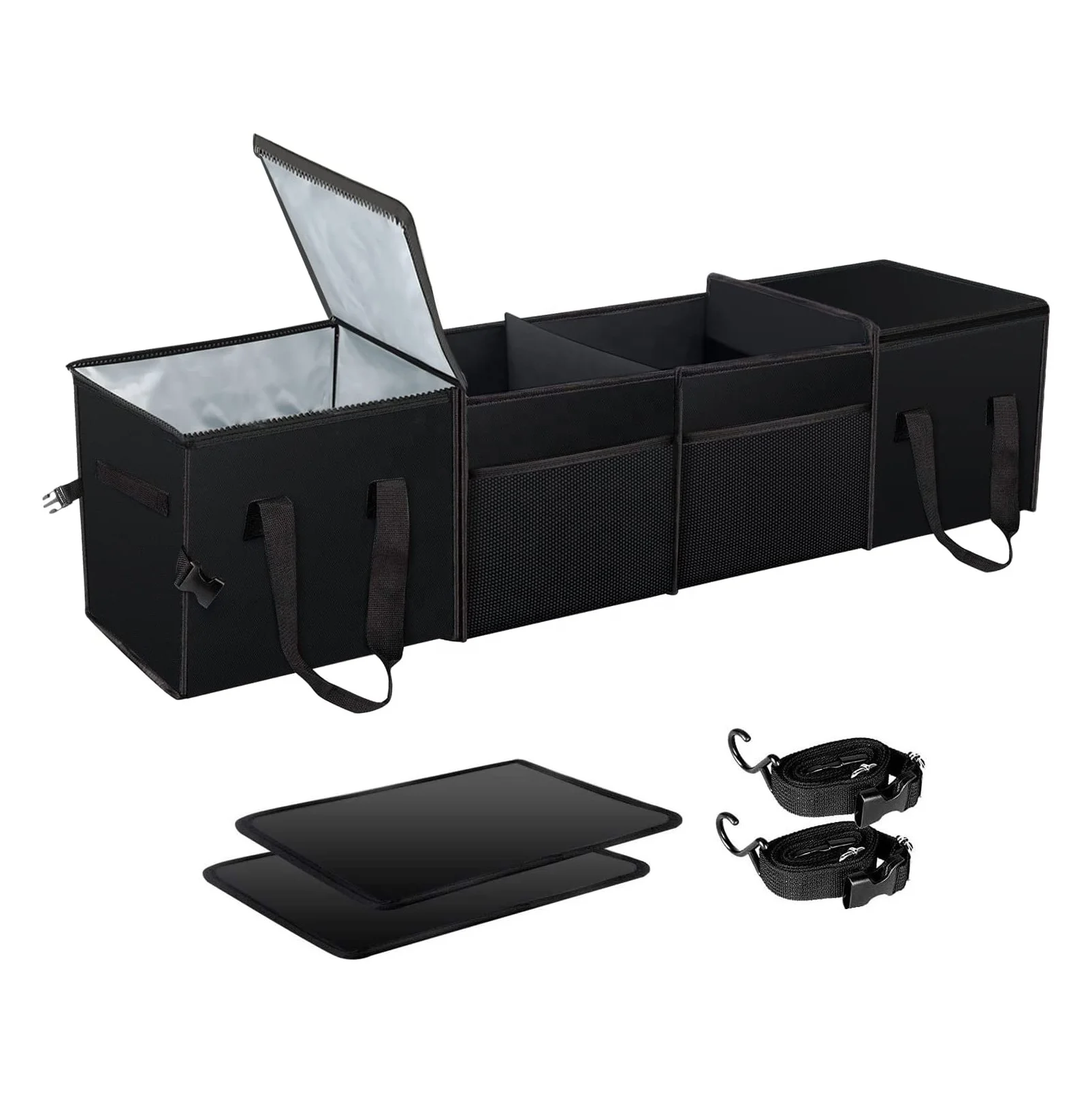 Large Capacity Foldable Hanging SUV Car Storage Bag Box Car Trunk Organizer