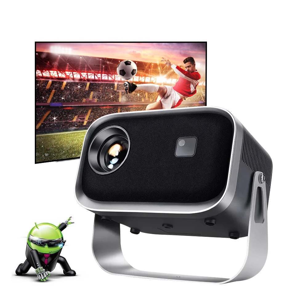 OEM Factory Price Android 11 Portable Projector P28B 720P 180ANSI Lumens 1GB8GB Manual Focus Full HD 1080P 4K Video Home Theater