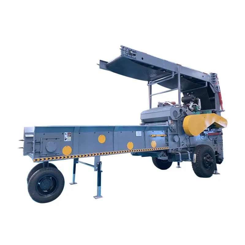 Rotex Master Good Price 20-30t/h Remote control stationary agriculture wastes drum wood crusher