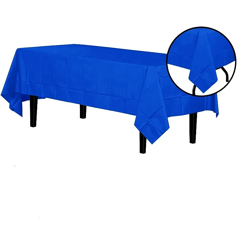 Disposable Rectangular Table Covers Plastic Tablecloth