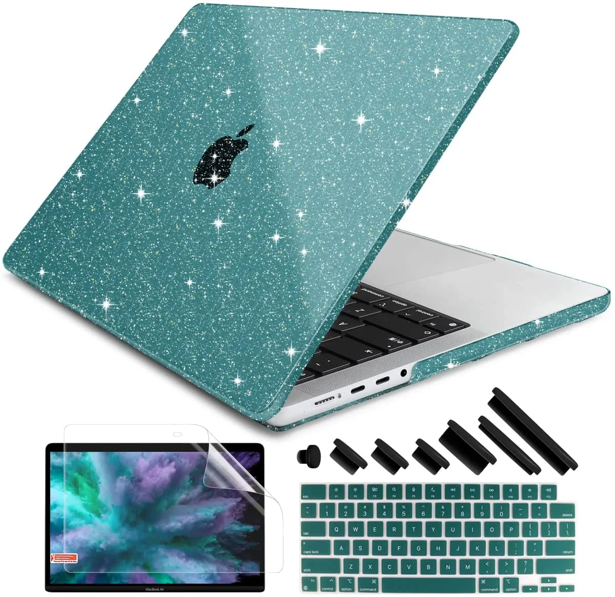 Hard Shell Case Keyboard Skin for MacBook Pro 13 inch Case 2020-2016 Release A2338 M1 A2289 A2251 A2159 A1989 A1706 A1708