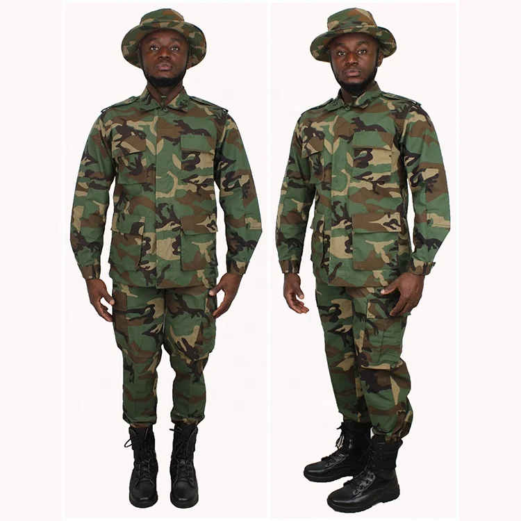 BDU uniform style woodland camouflage anti infrared clothing