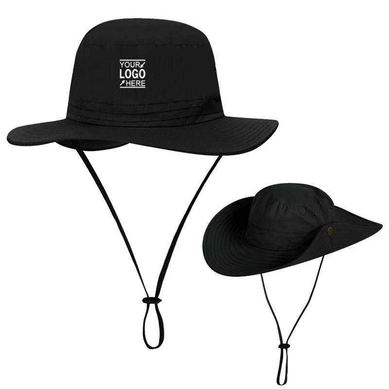 New Arrival unisex Camping Outdoor Adventure Fish Hat Beige Safari Hat army green men and women quick dry bucket hats