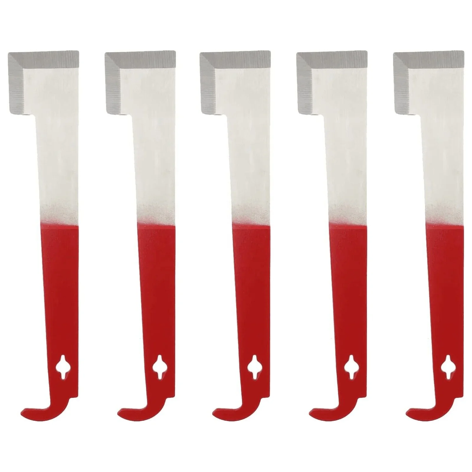 5PCS Steel Beekeeping Hive Tool J Hook Hive Scraper Tool Bee Frame Lifter and Scraper Equipment for Beekeepers