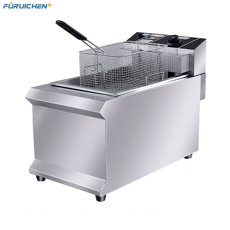 Furuichen коммерческая 12 5 л фритюрница корзина для картофельных чипсов ресторана и домашнего использования