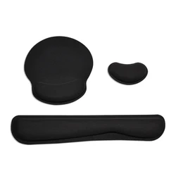 Домашняя офисная эргономичная мышь с поддержкой рук, нескользящая мышь с подставкой для запястья, коврики для клавиатуры из пены с эффектом памяти