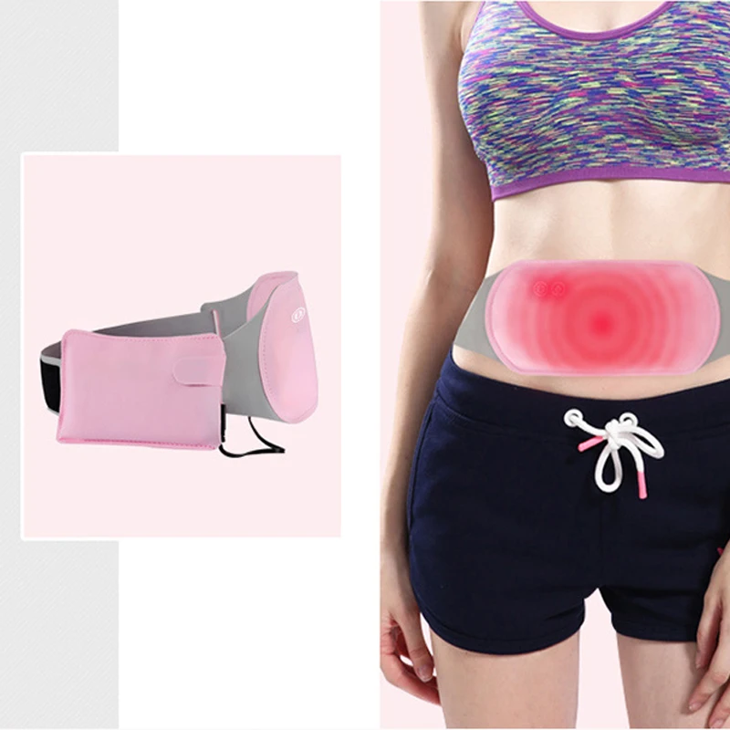 Newest Portable digital Heating belt Massage for Menstrual Period Cramps USB Electric Infrared Waist Warming Belt