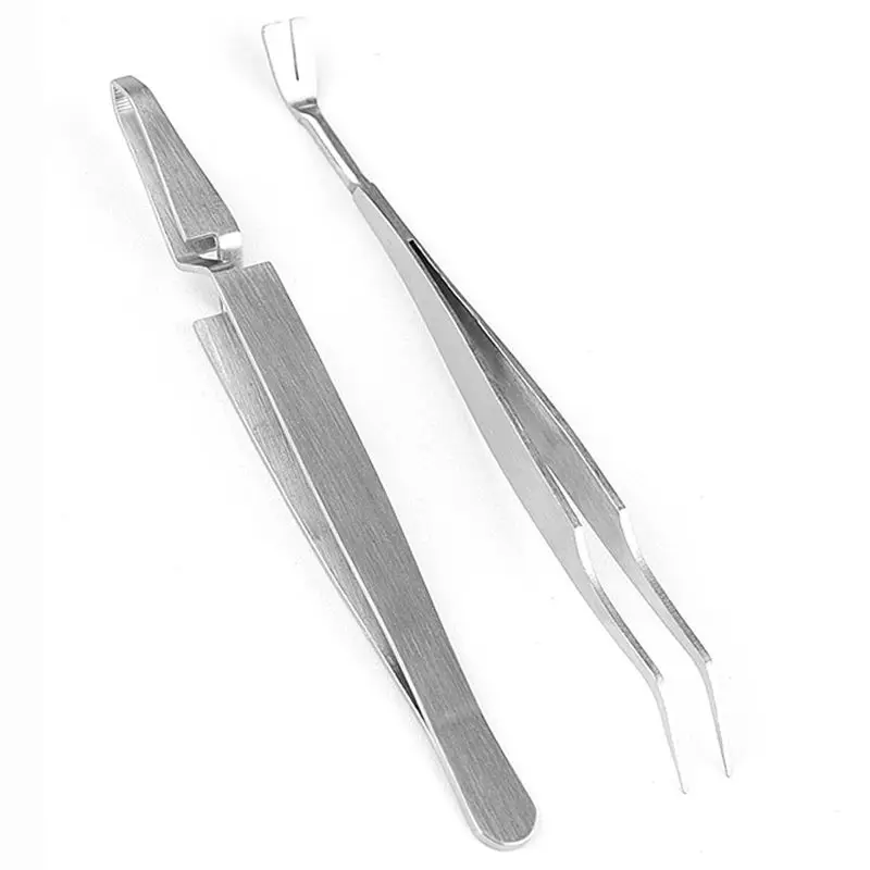 2 in 1 Tick Remover Tool Stainless Steel Tick Remover With Storage Case Suitable