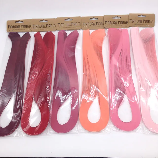 Hot Selling Red Colors Handmade Quilling Paper for Handcraft
