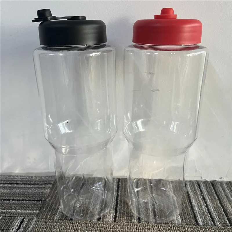 1000ml 1L liter kitchen storage screw top milk plastic bottle drink fruit juice bottle with lid