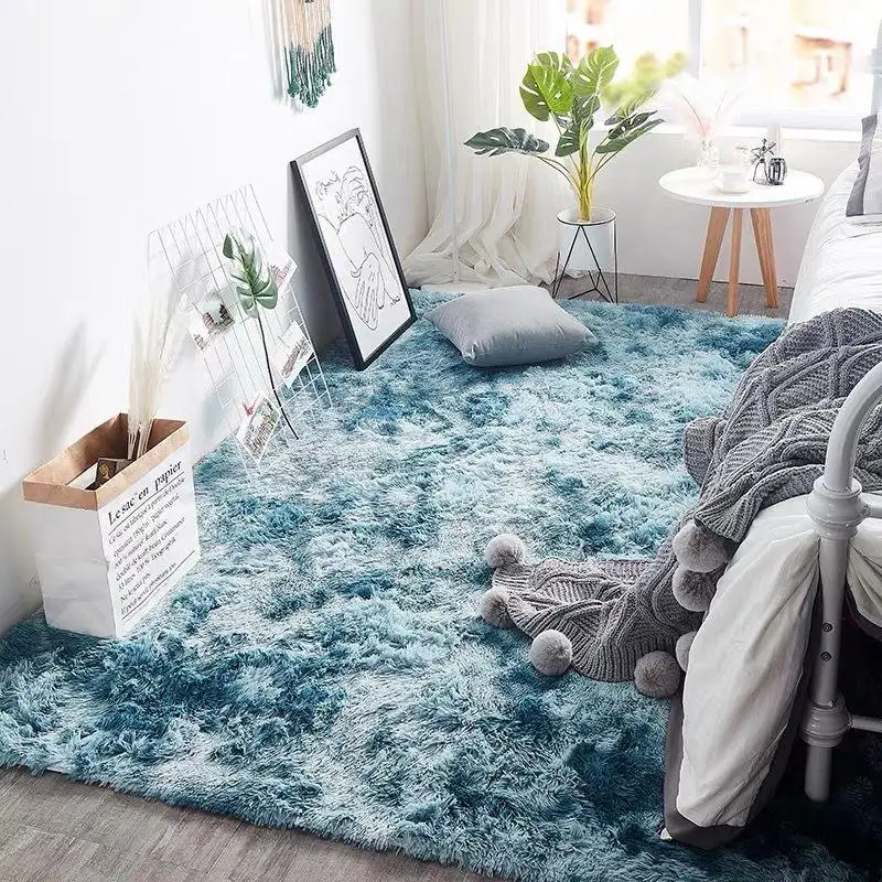 2023 Hot selling Living room Bedsied fluffy shaggy carpet and rugs floor mat fluffy carpets for bedrooms shaggy rug