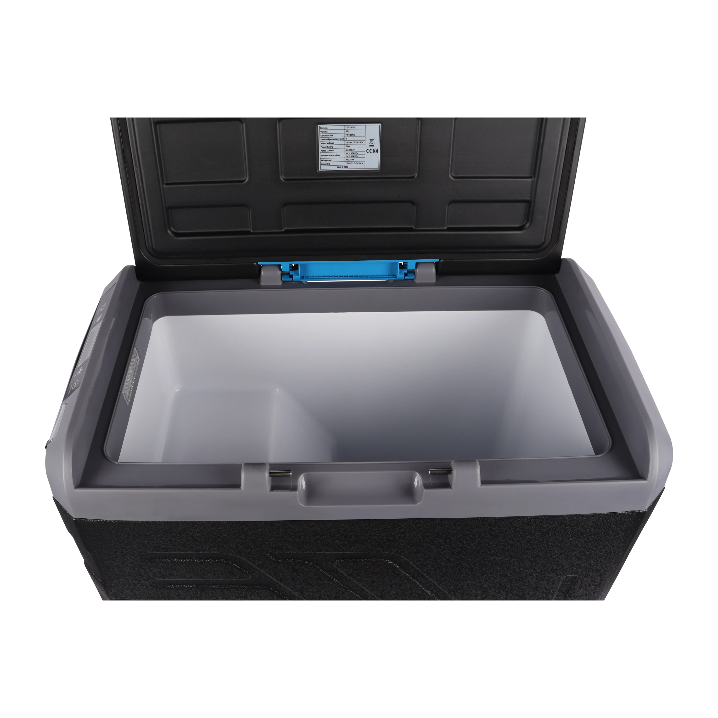 32L Freezes down to minus zero single zone compressor with digital display cooler box for car