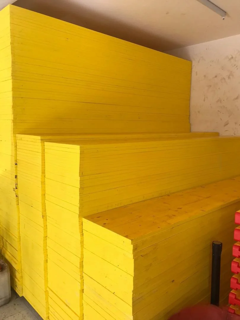3 Ply Yellow Shuttering Plywood Panel for Concrete Formwork