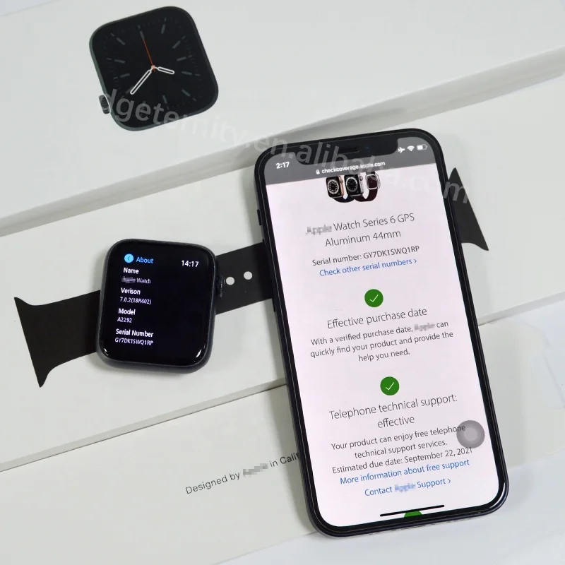 2021 New Smart Watch Sports Waterproof Series 6 Logo Original Box Reloj InteIigente Appl Smart Watch 2021