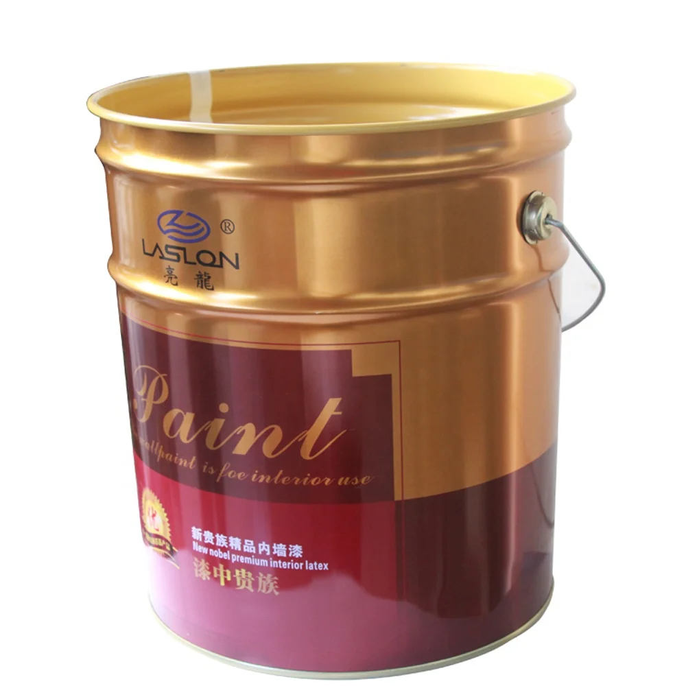 20L tinplate pail metal tin bucket barrel for latex paint coating gasoline and other chemical products
