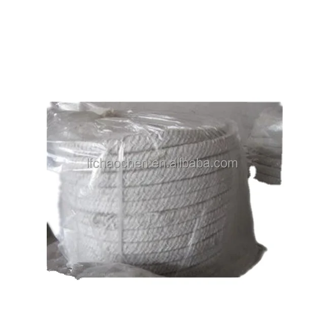 Good Quality High Temperature Resistance Ceramic Fiber Round Braided Rope
