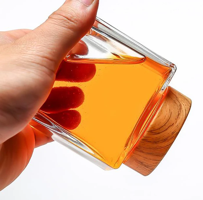 Small Glass Storage Bottle  Honey Jar