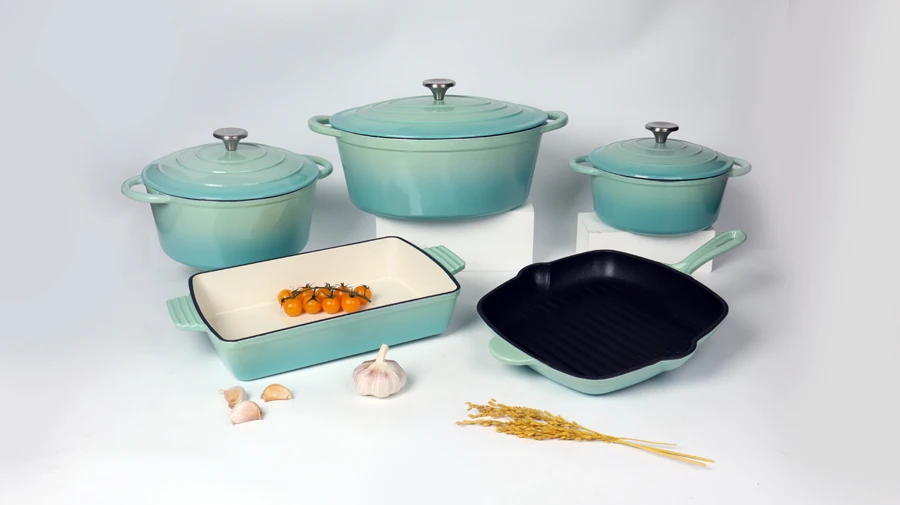 Enamel Cast Iron Roasting Lasagna Pan