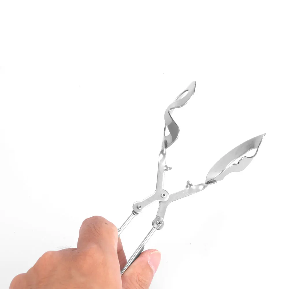 in STOCK Stainless Steel Snail Seafood Tong Kitchen Accessory Utensil for Eating Snails Fruit Cake Certified Material