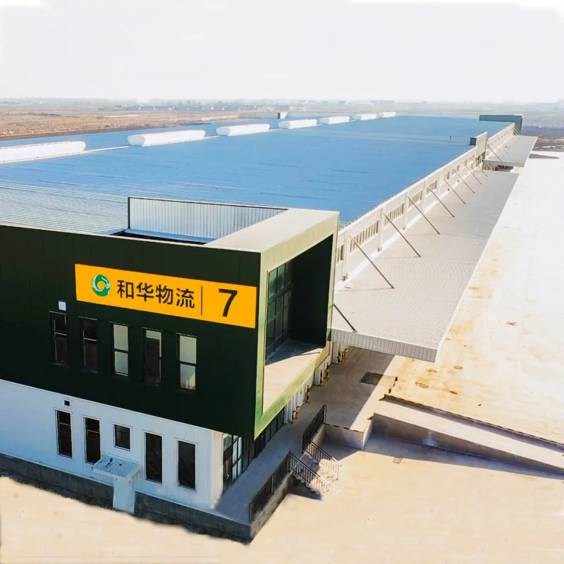 Industrial metal warehouse  steel workshop