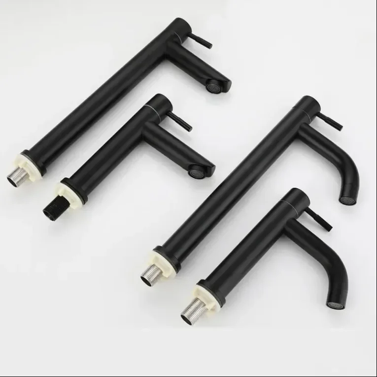 Hot Sale High Quality Single Cold Zinc Alloy Basin Faucet for Kitchen and Bathroom for Basic Design Taps