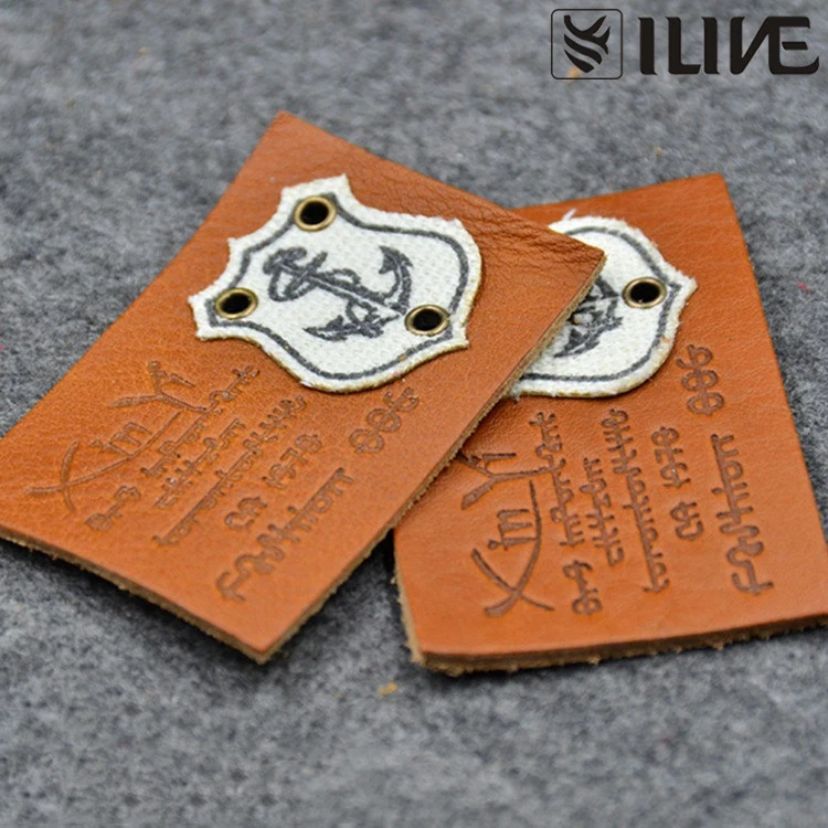 Luggage and Garment Accessories High-end Customization Supplier for Jeans and Bags Embossing/Metal Leather Labels