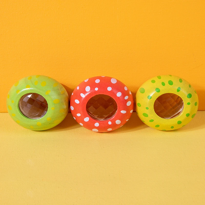 Creative Kids Wooden DIY Kaleidoscope Toddler Toys for Personalized Gifts Children decoration Outdoor Interactive Game