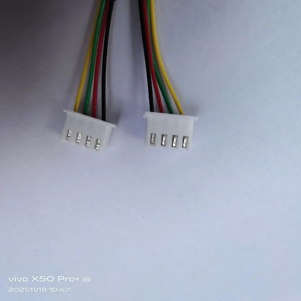 baba top products 26AWG 4C multi core robot cable RJ12 to XHR-4 custom