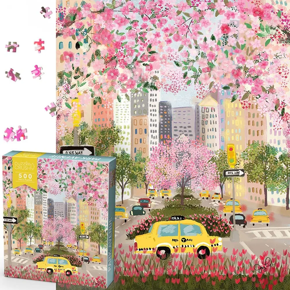 500 Piece Puzzles for Adults Park Avenue by Joy Laforme - Hard Jigsaw Puzzles for Adults Teens and Families